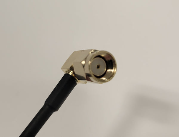 Pigtail - N-Type Female Bulkhead to RP-SMA Male (Right-Angle)